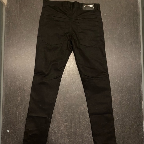 Ricchezza Black Denim Jeans $$ Patched - Picture 7 of 7